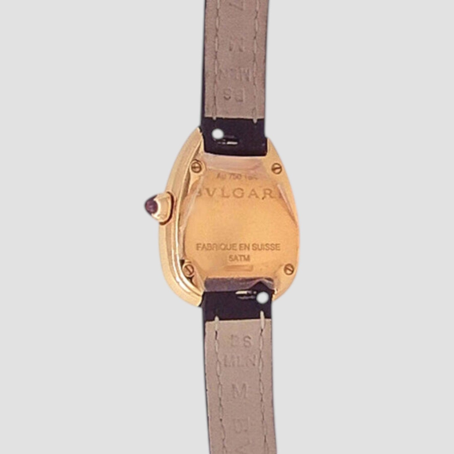 Serpenti Quartz Diamond Red Dial Ladies Watch