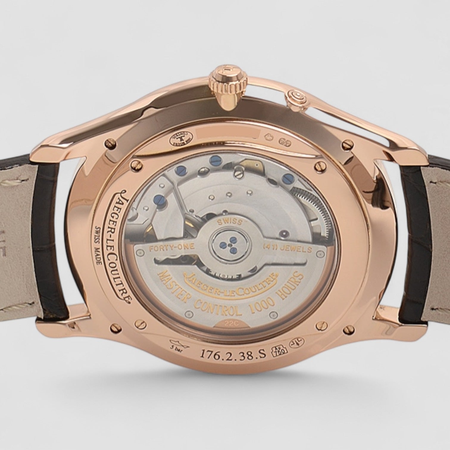 Master Ultra Thin Réserve De Marche 18K Rose Gold