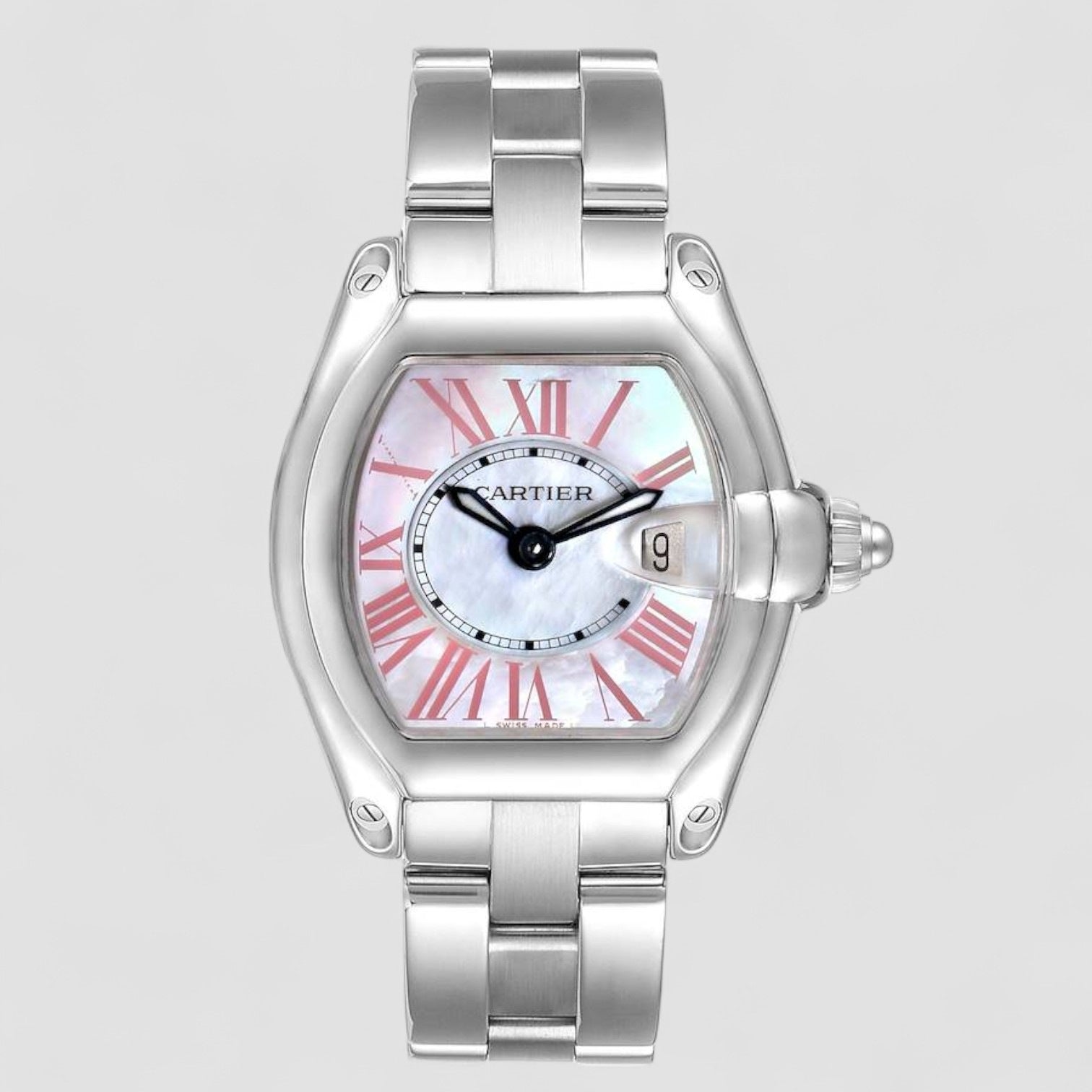 Roadster Mother of Pearl Dial Steel Ladies Watch