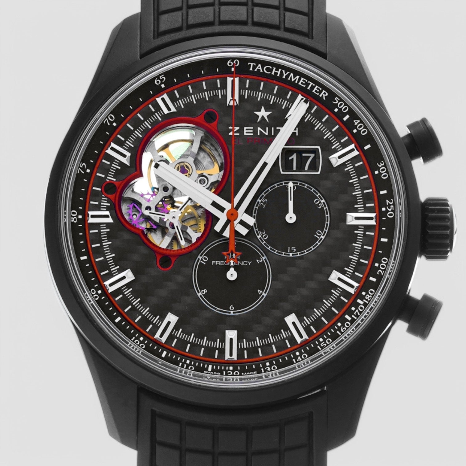 El Primero Chronomaster Bullit Black Ceramic Mens Watch