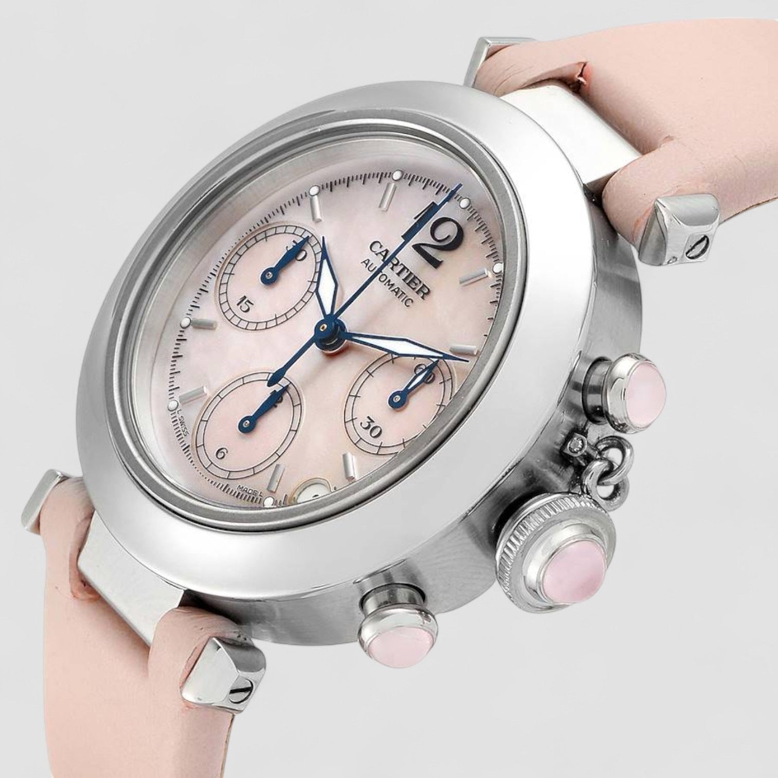 Pasha C Christmas Limited Edition MOP Steel Ladies Watch