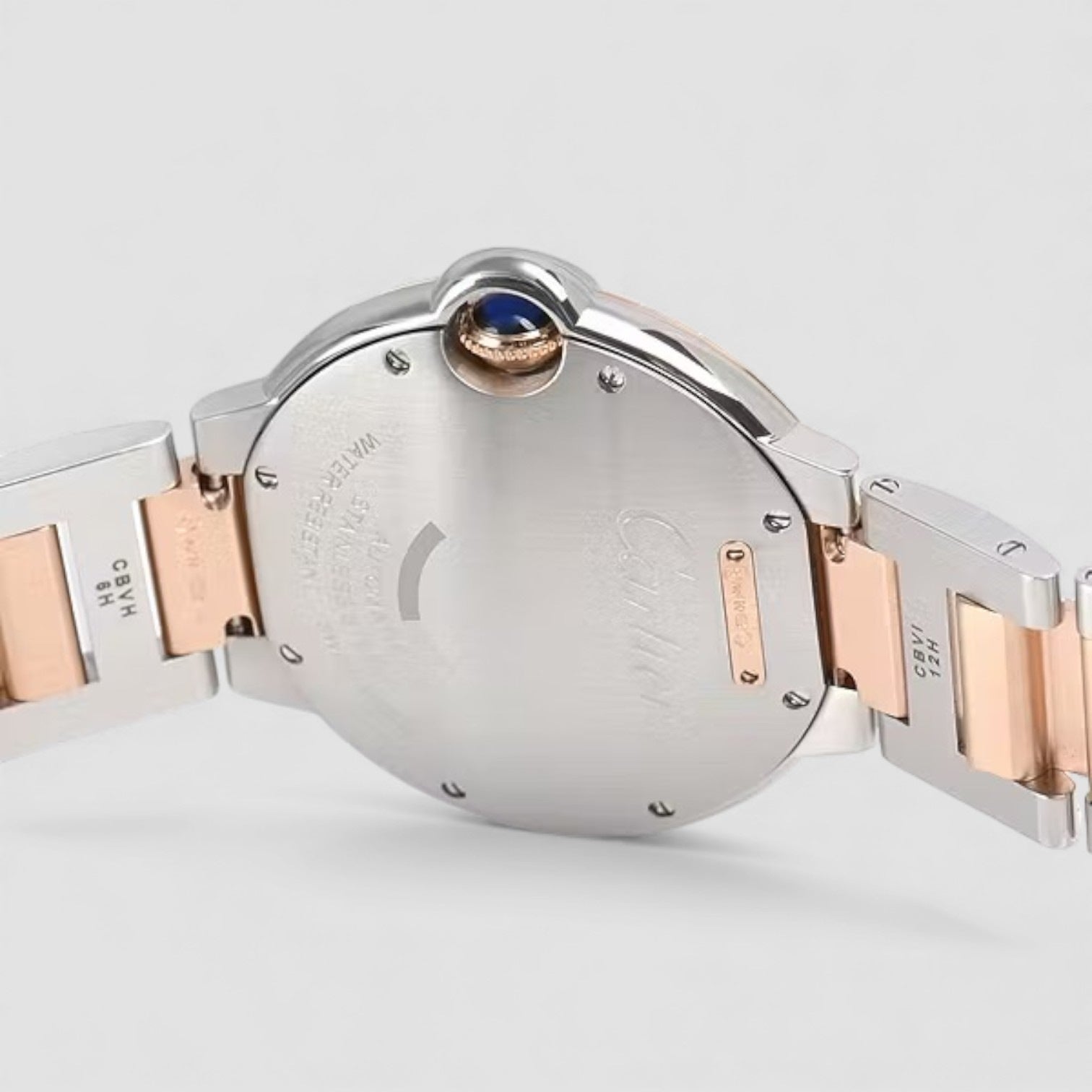 Ballon Bleu 18k Pink 36 Mm Diamonds Gold