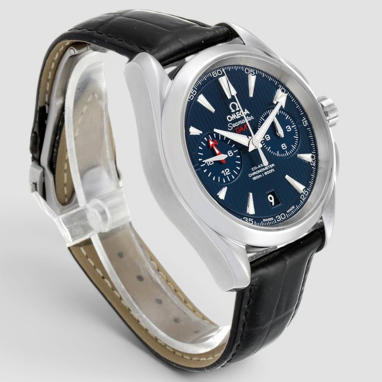 Seamaster Aqua Terra GMT Chronograph 43mm Steel Blue Dial