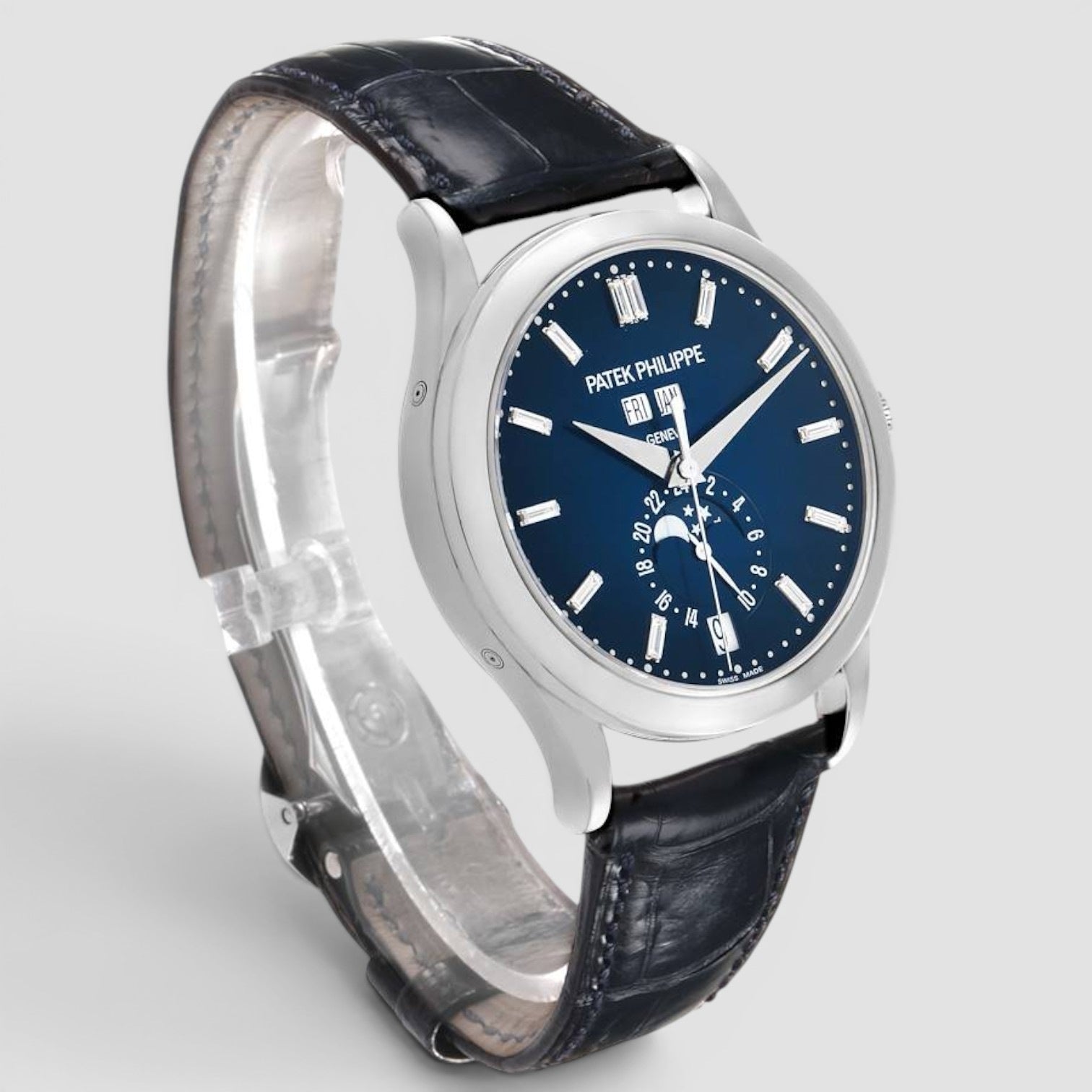 Annual Calendar Blue Dial