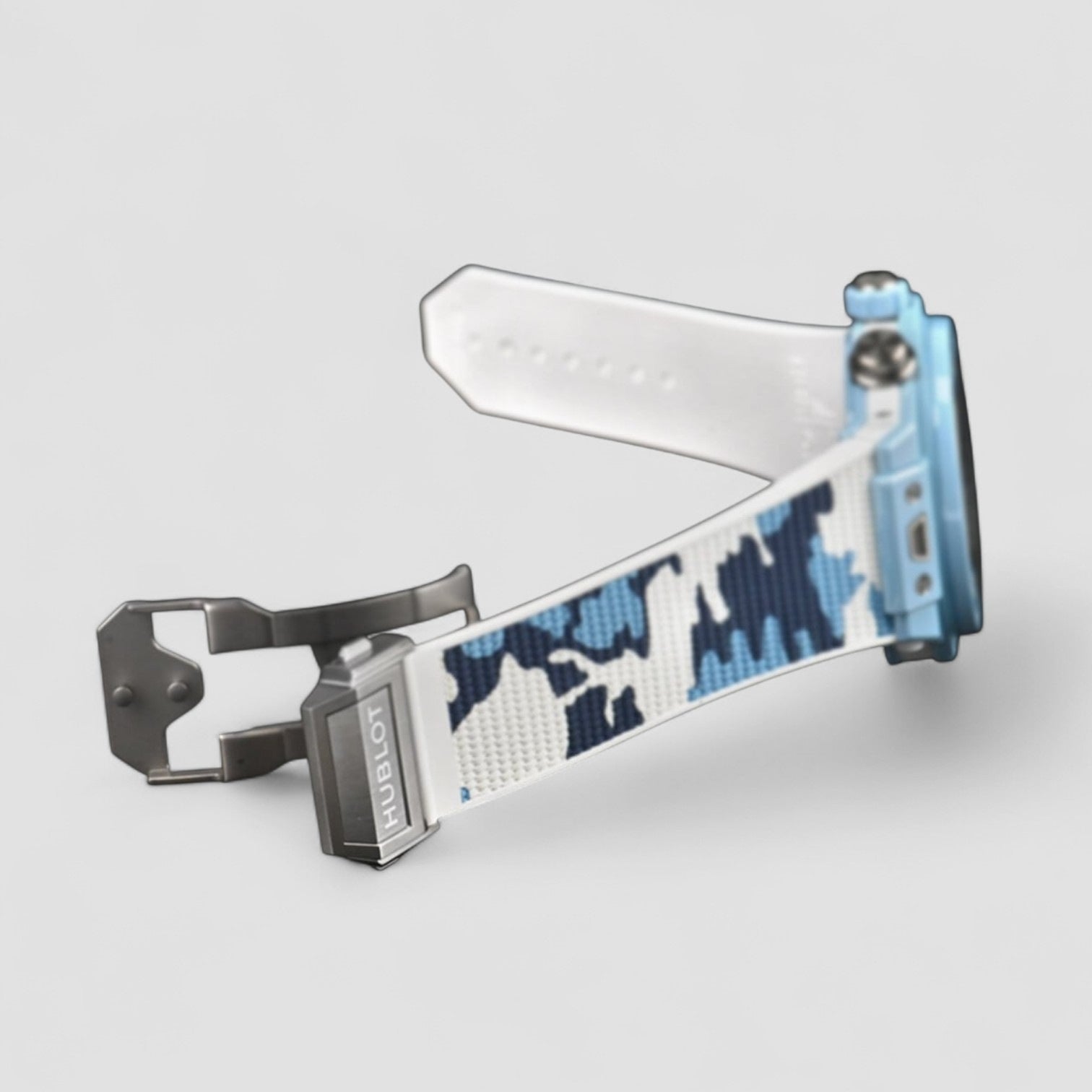 JCAM BIG BANG UNICO SKY BLUE CAMO 44 MM