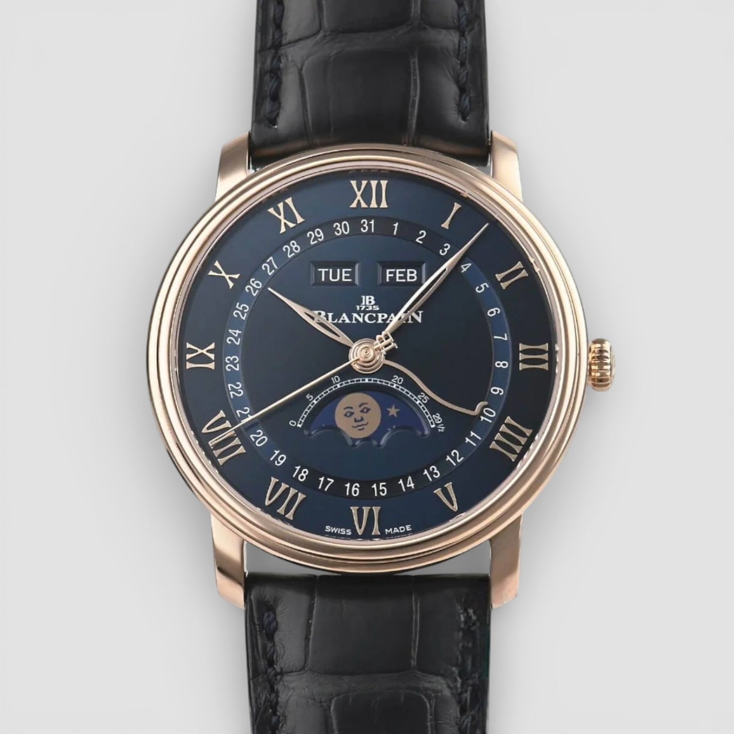 Complete Calendar 40 Mm Villeret Moonphase