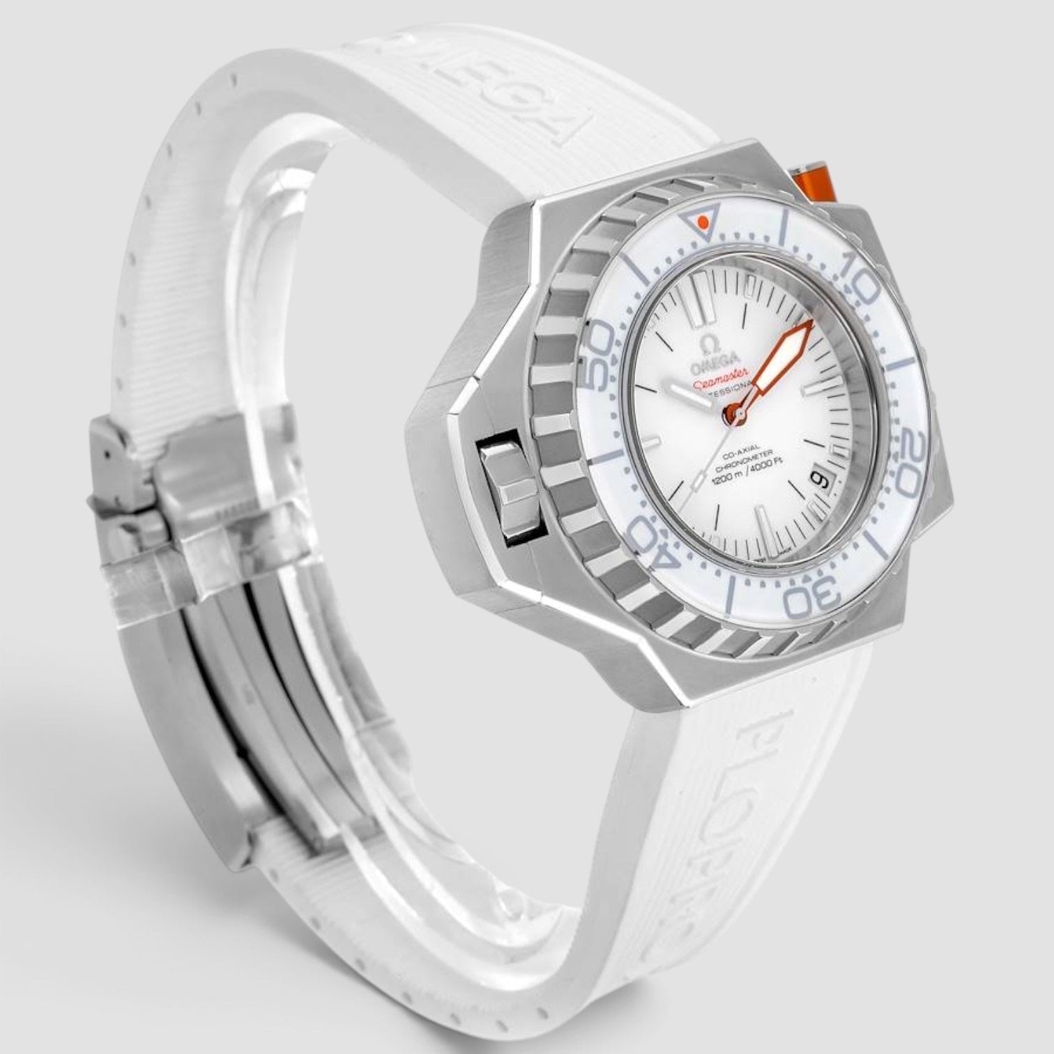 Seamaster Ploprof 1200M 55mm Steel White Dial