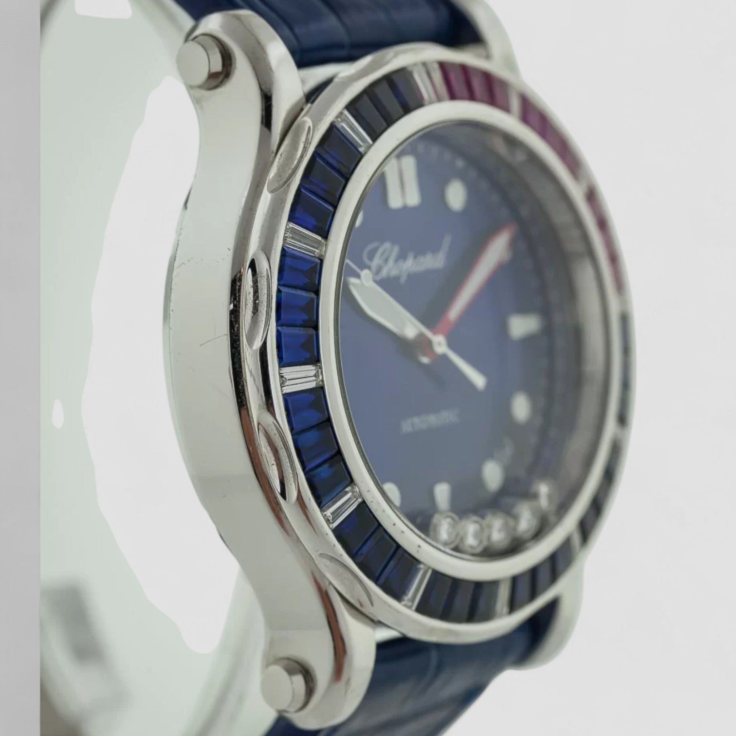 Happy Ocean White Gold Ladies Watch 40mm
