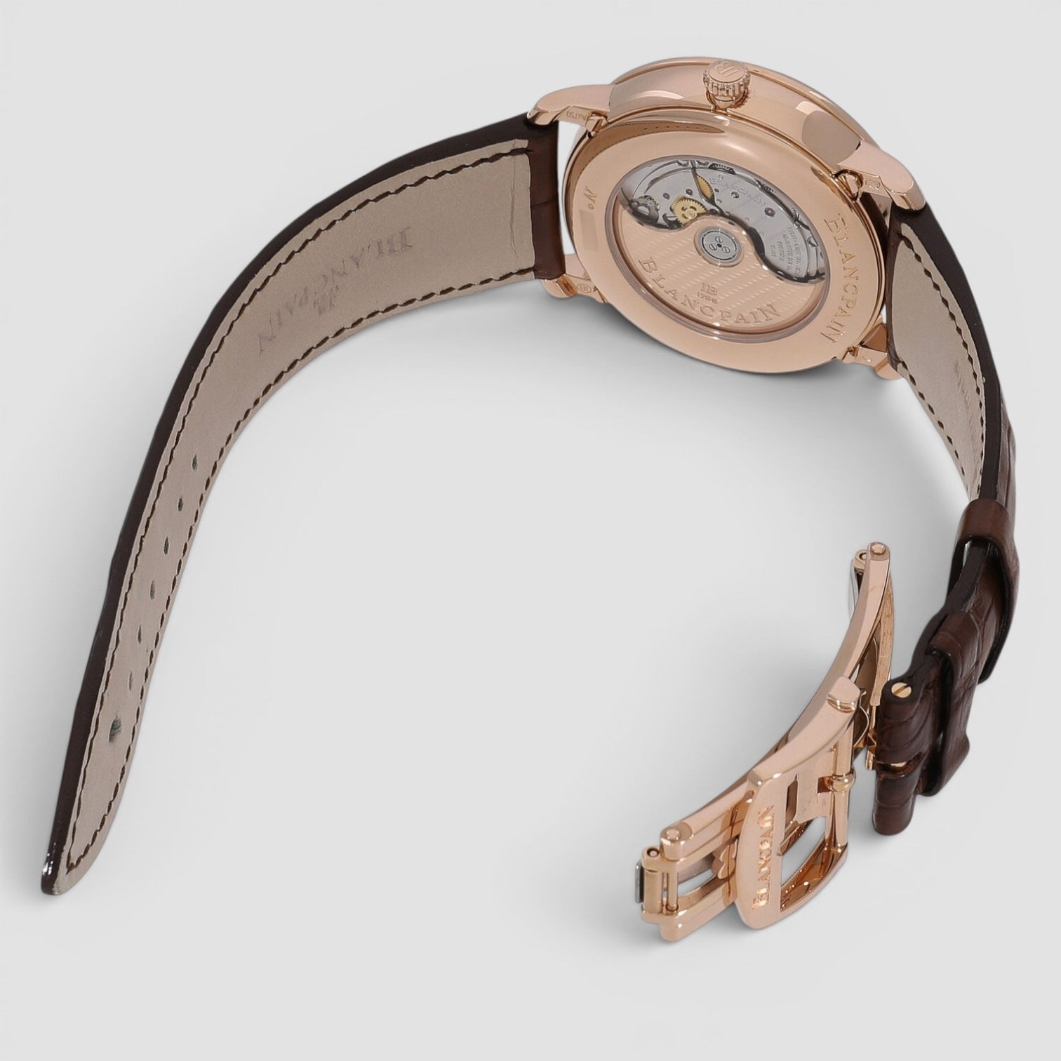 Villeret Quantième Complet 40mm Rose Gold Grey Dial