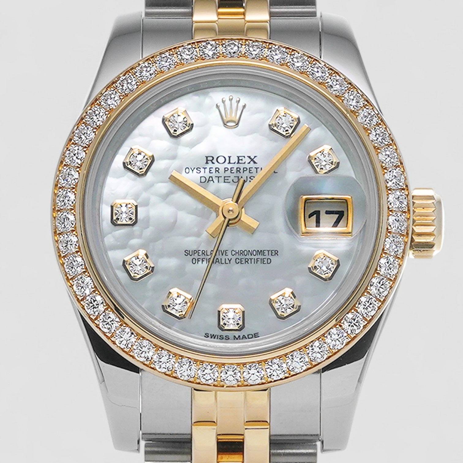 Lady-Datejust 26 Two-Tone Diamond-Set