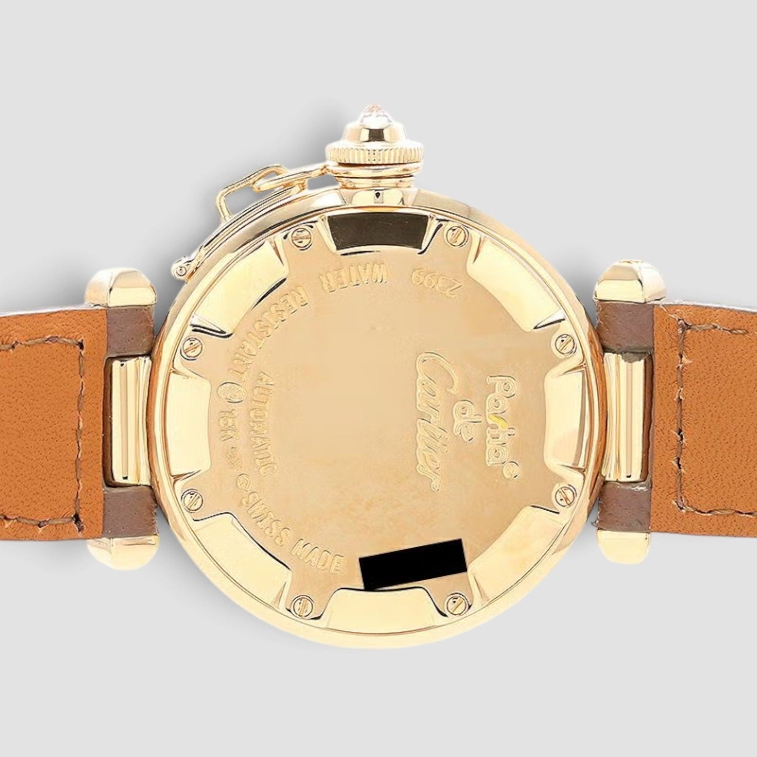 Pasha C de Cartier Classic Grid 32mm 18K Yellow Gold