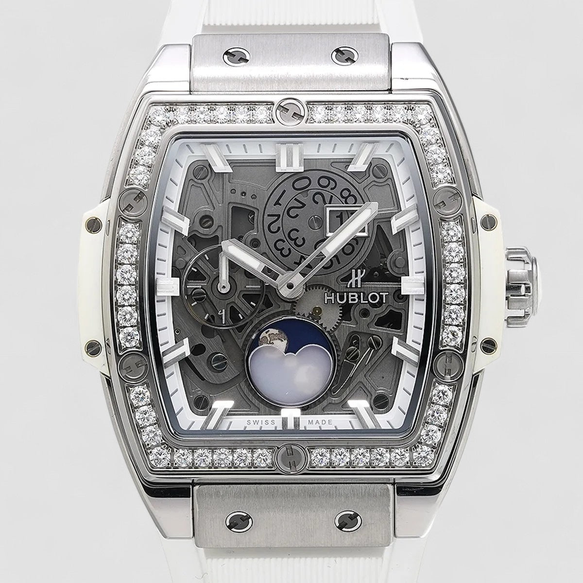 Spirit of Big Bang Moonphase Diamond Watch