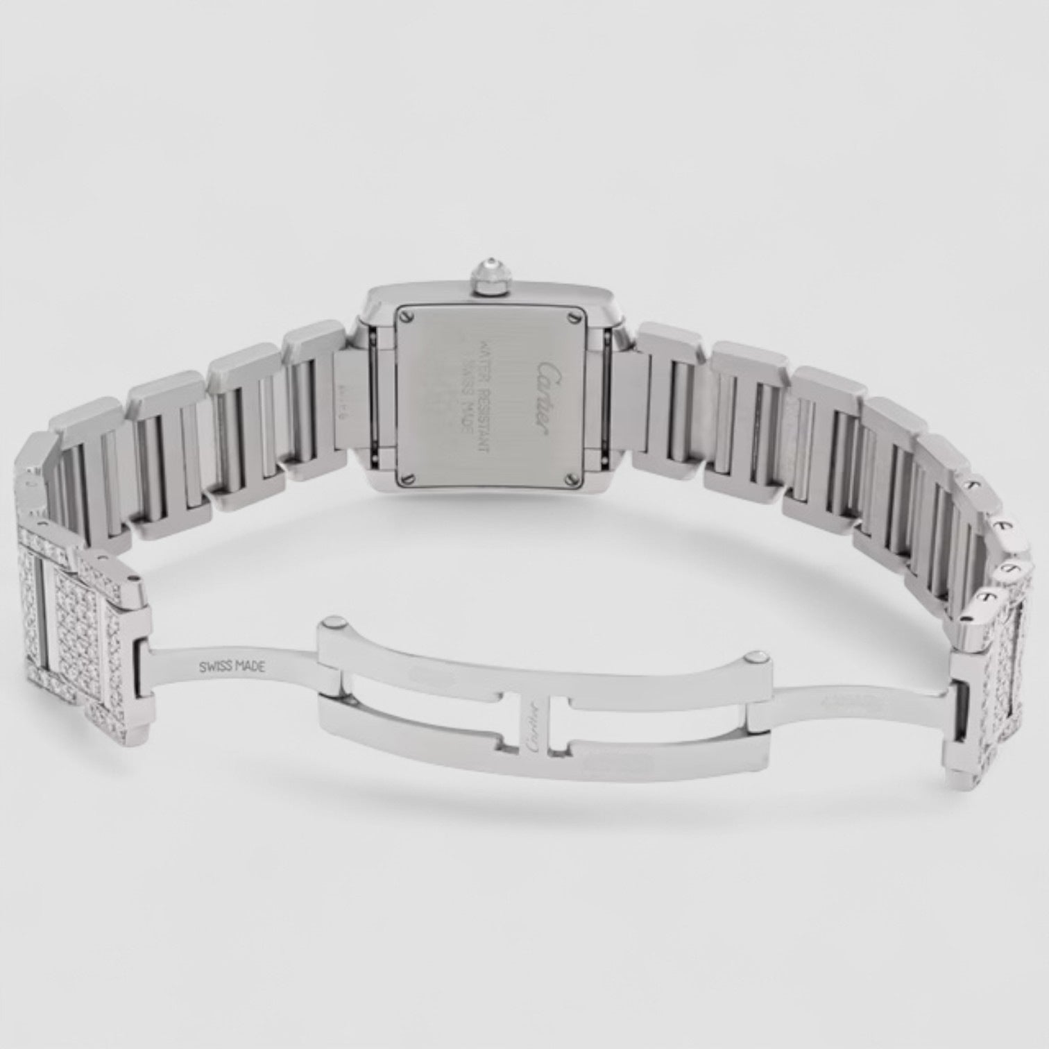 Tank Française Steel Custom Diamond-Set Iced Out