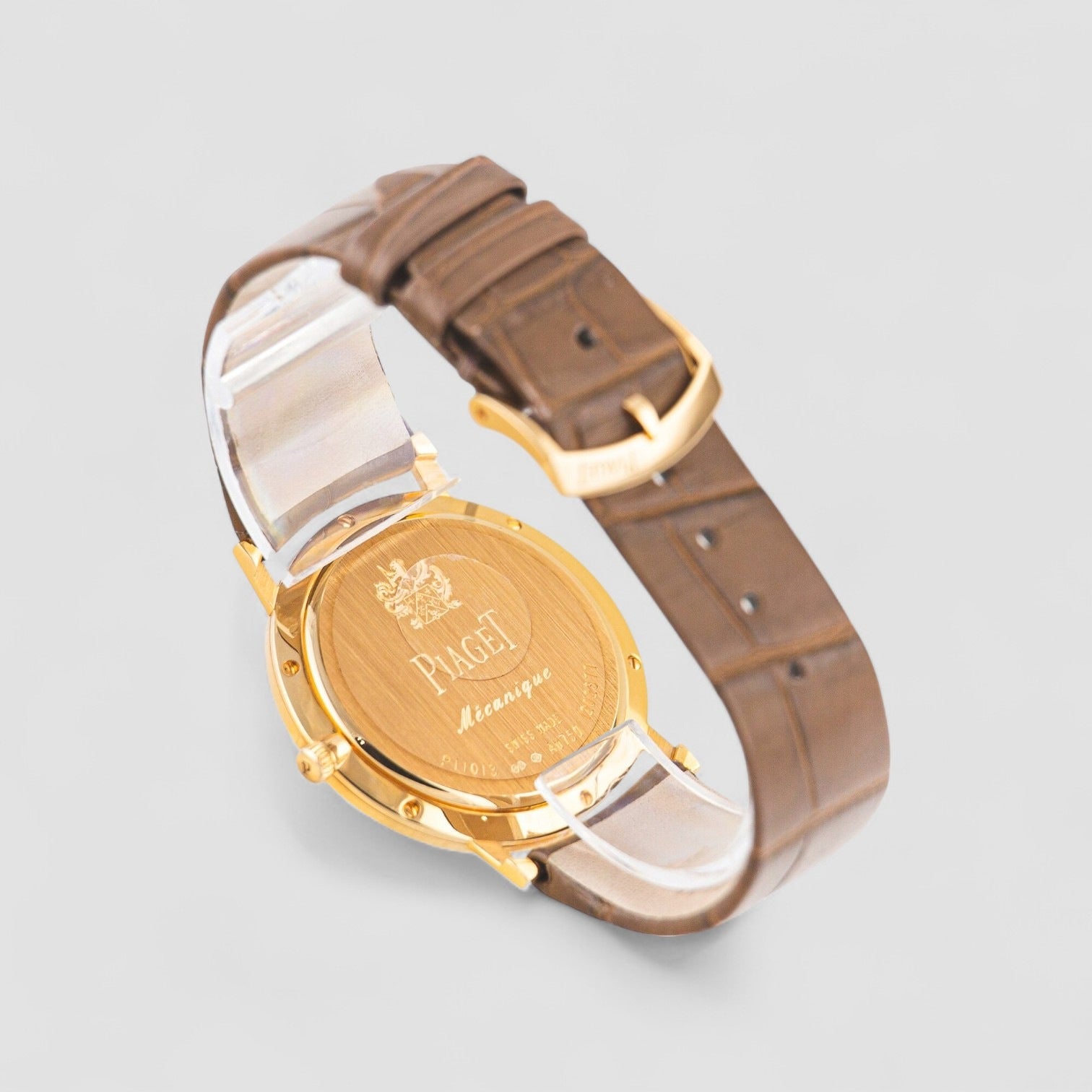 Altiplano White Dial 18kt Rose Gold Ladies Watch