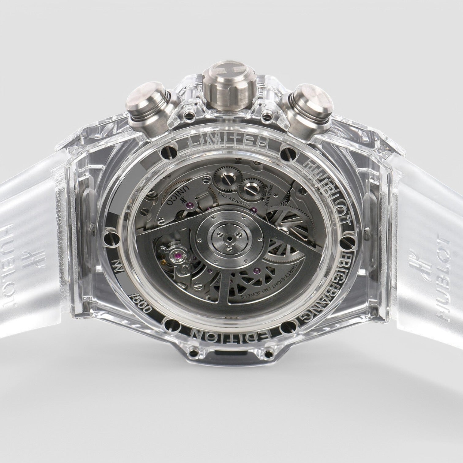 Big Bang Unico Skeleton Arabic White Ceramic Case 45mm