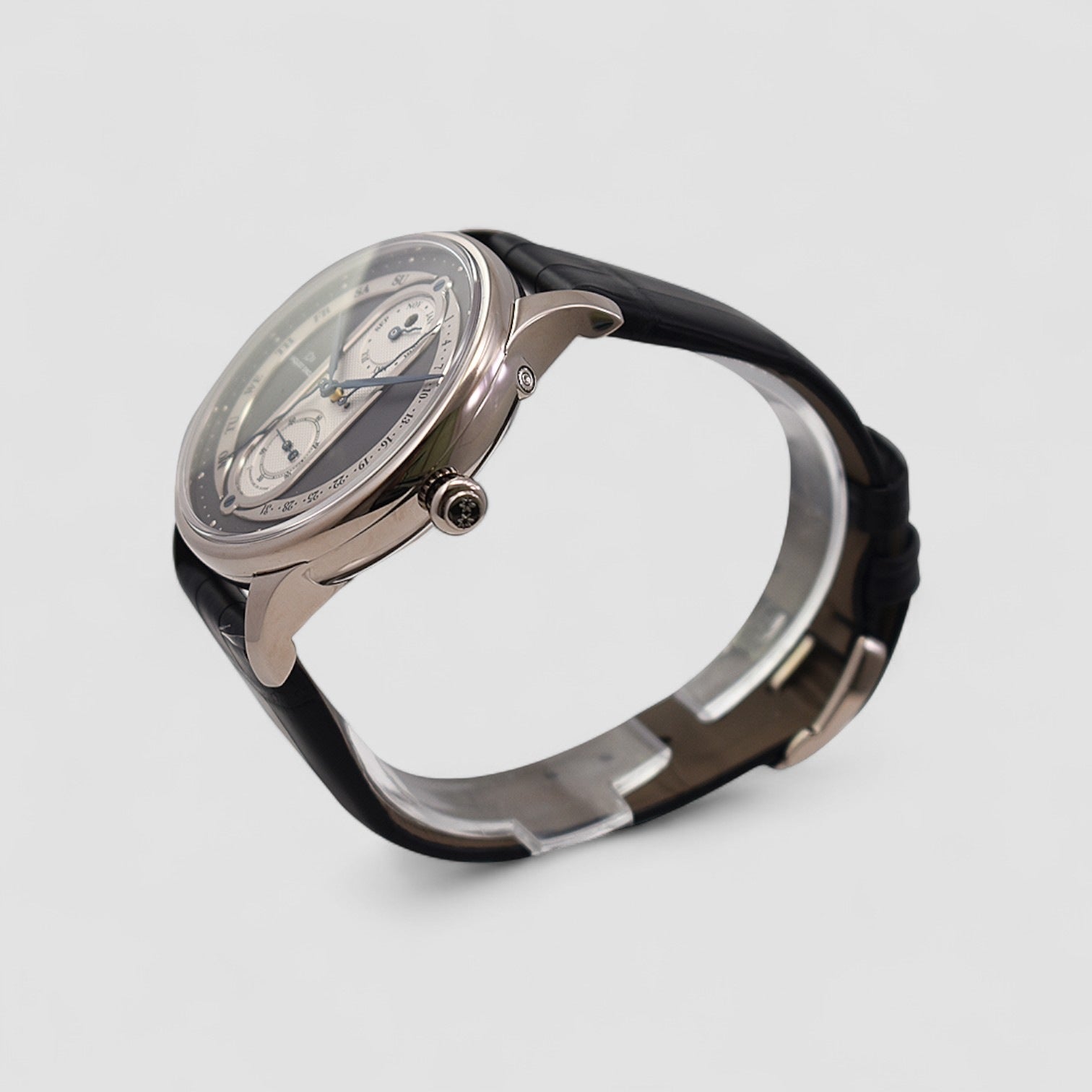 Quantieme Perpetual White Gold Opaline Slate Grey Dial