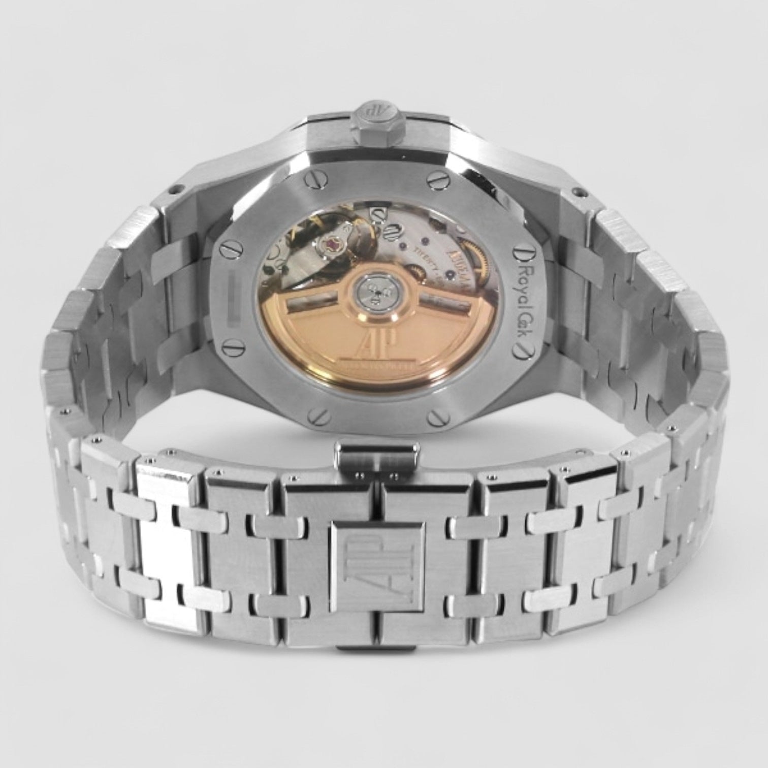 Royal Oak 34mm Stainless Steel Blue Dial Diamond Bezel