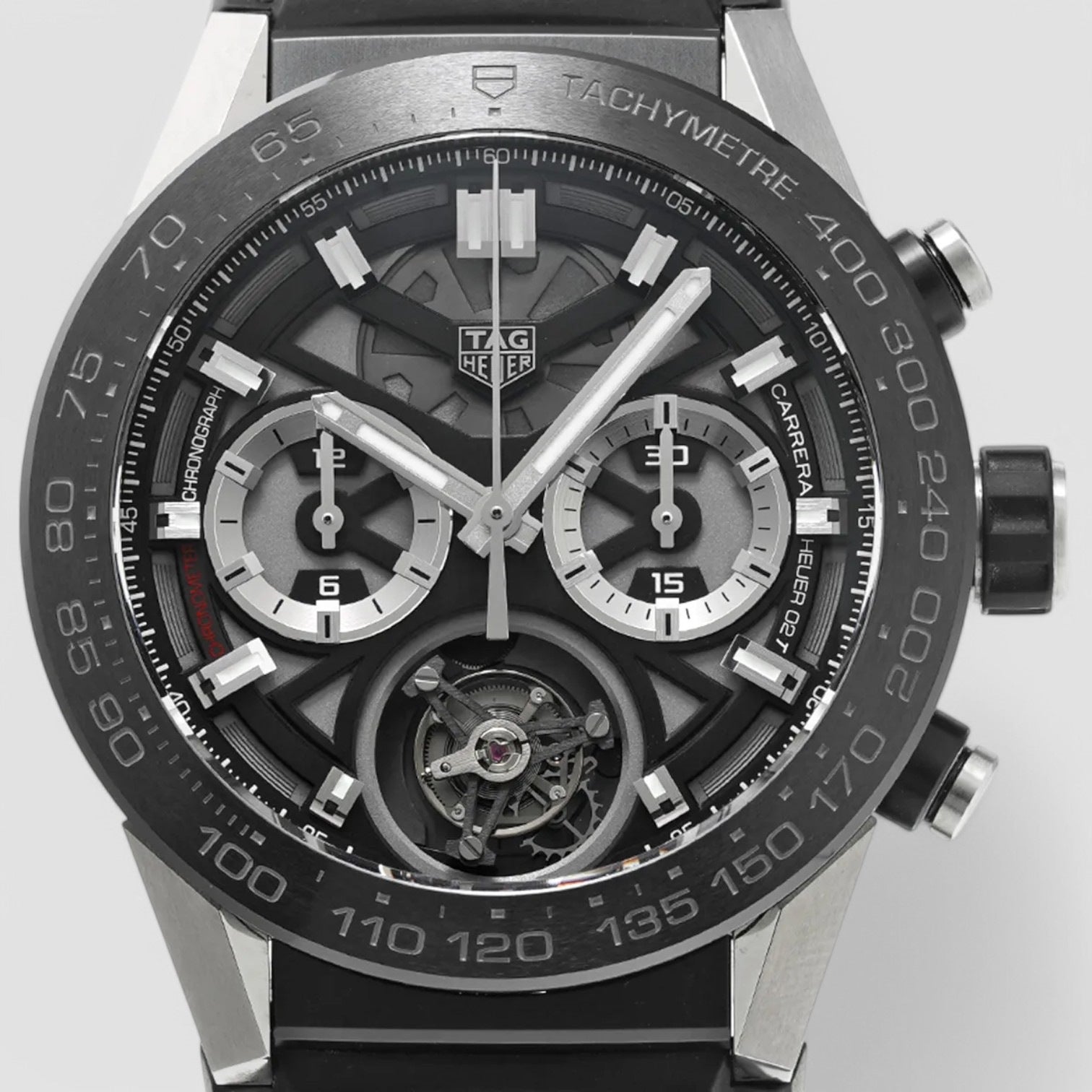 Carrera Calibre HEUER 02T Tourbillon Chronograph 45mm