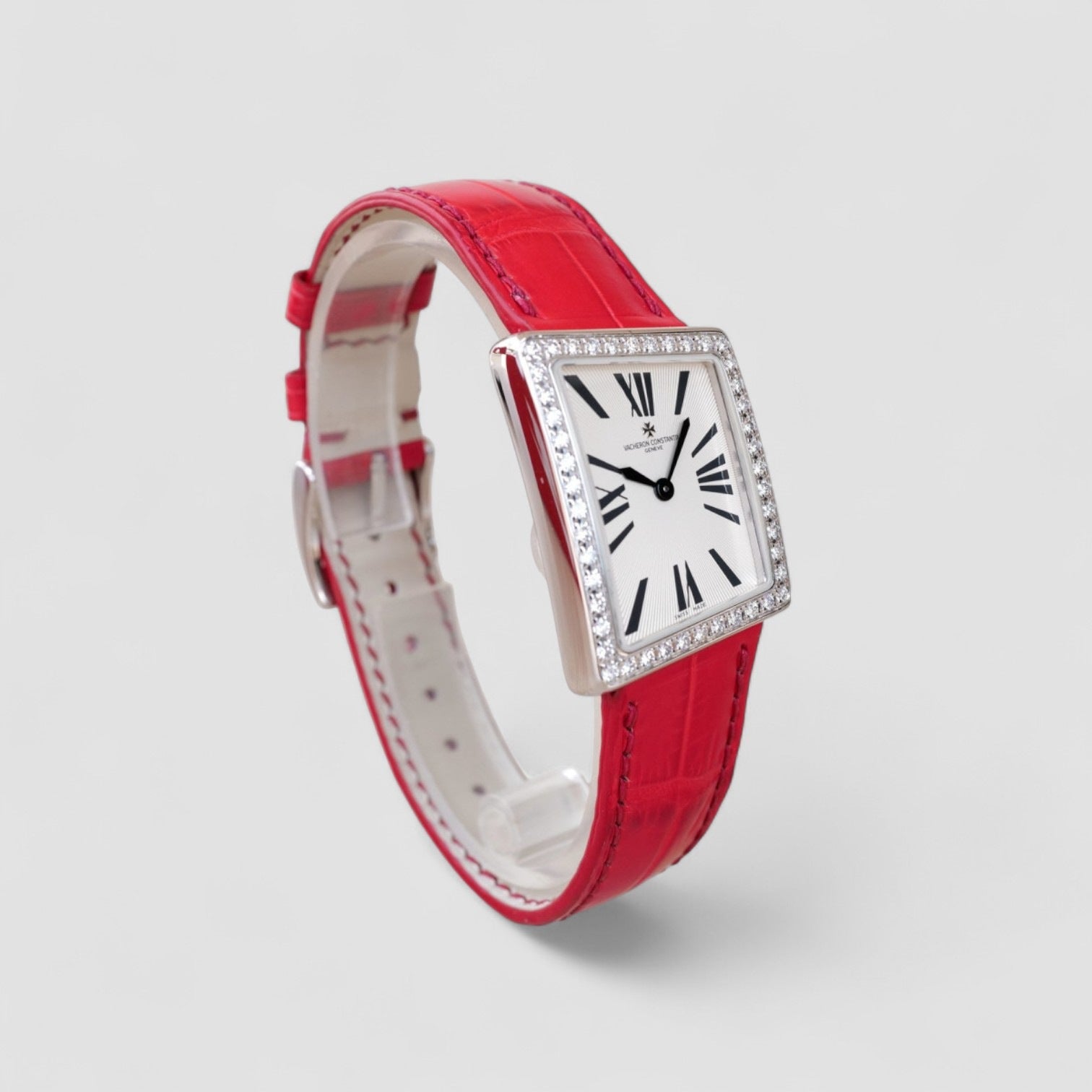 1972 Asymmetric Small White Gold Ladies