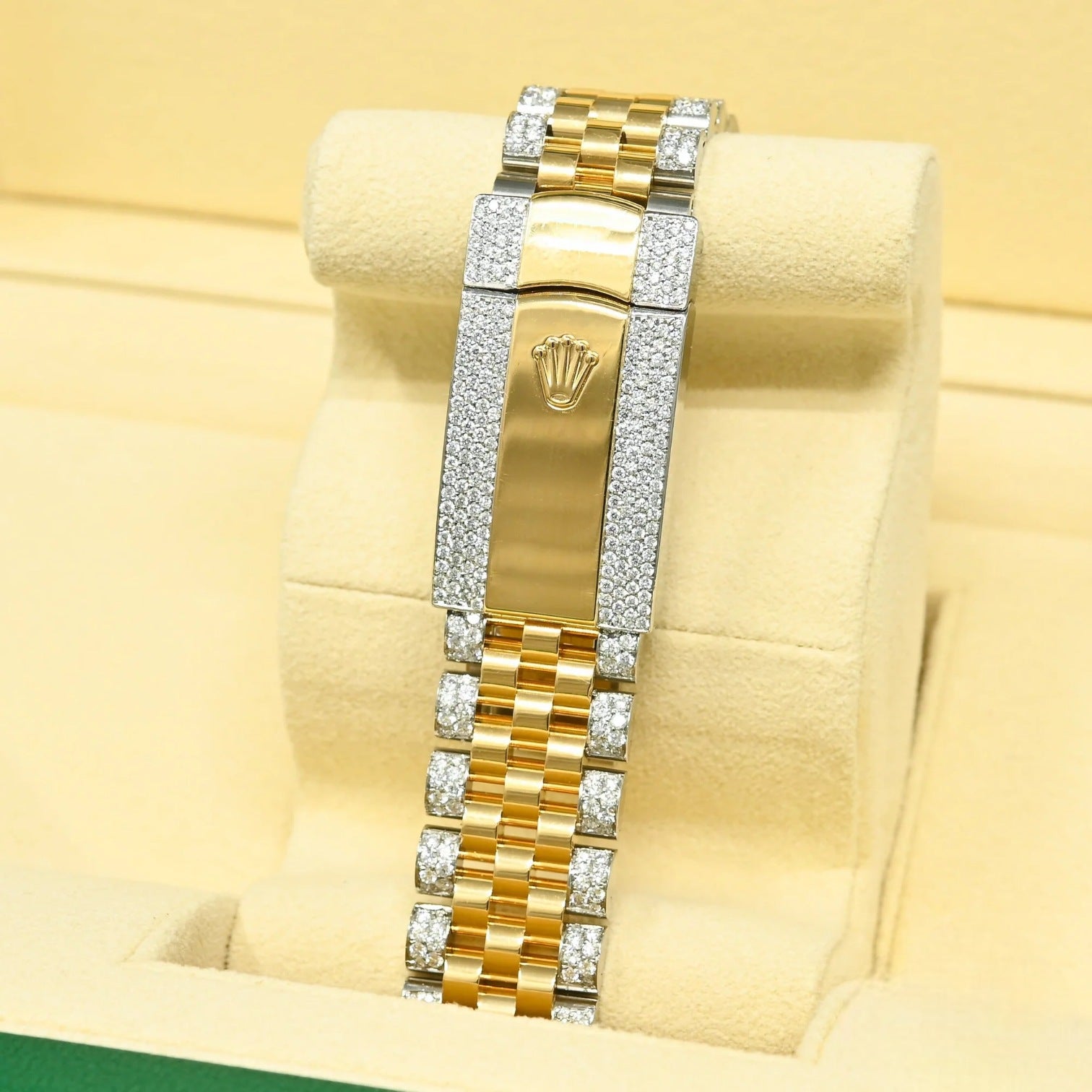 DATEJUST 41MM - CHAMPAGNE JUBILEE FLUTED ICED out