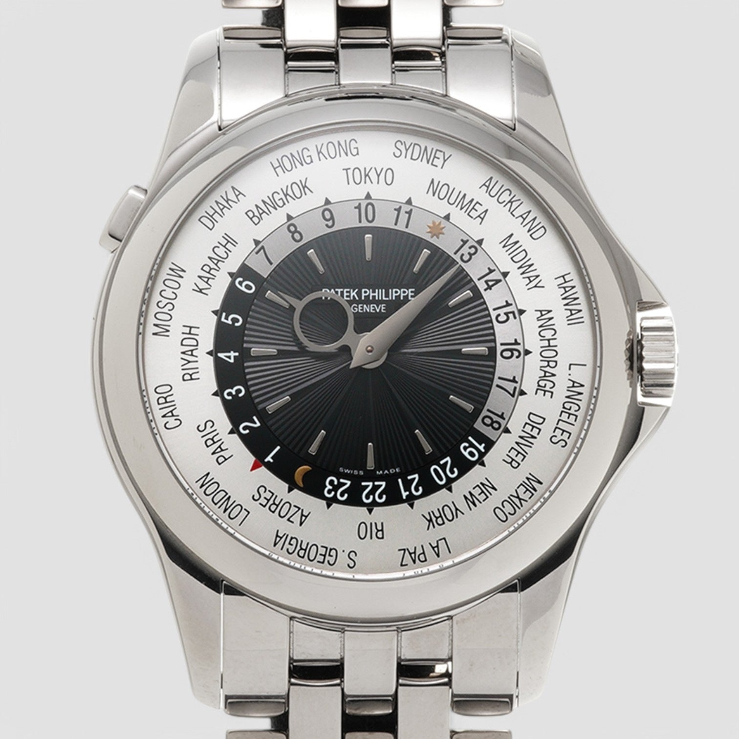World Time 5130/1G 18K White Gold / 18K White Gold Bracelet