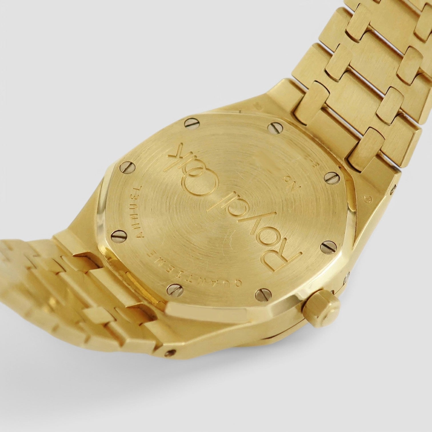 Royal Oak Annual Calendar Blue Dial 18K Yellow Gold