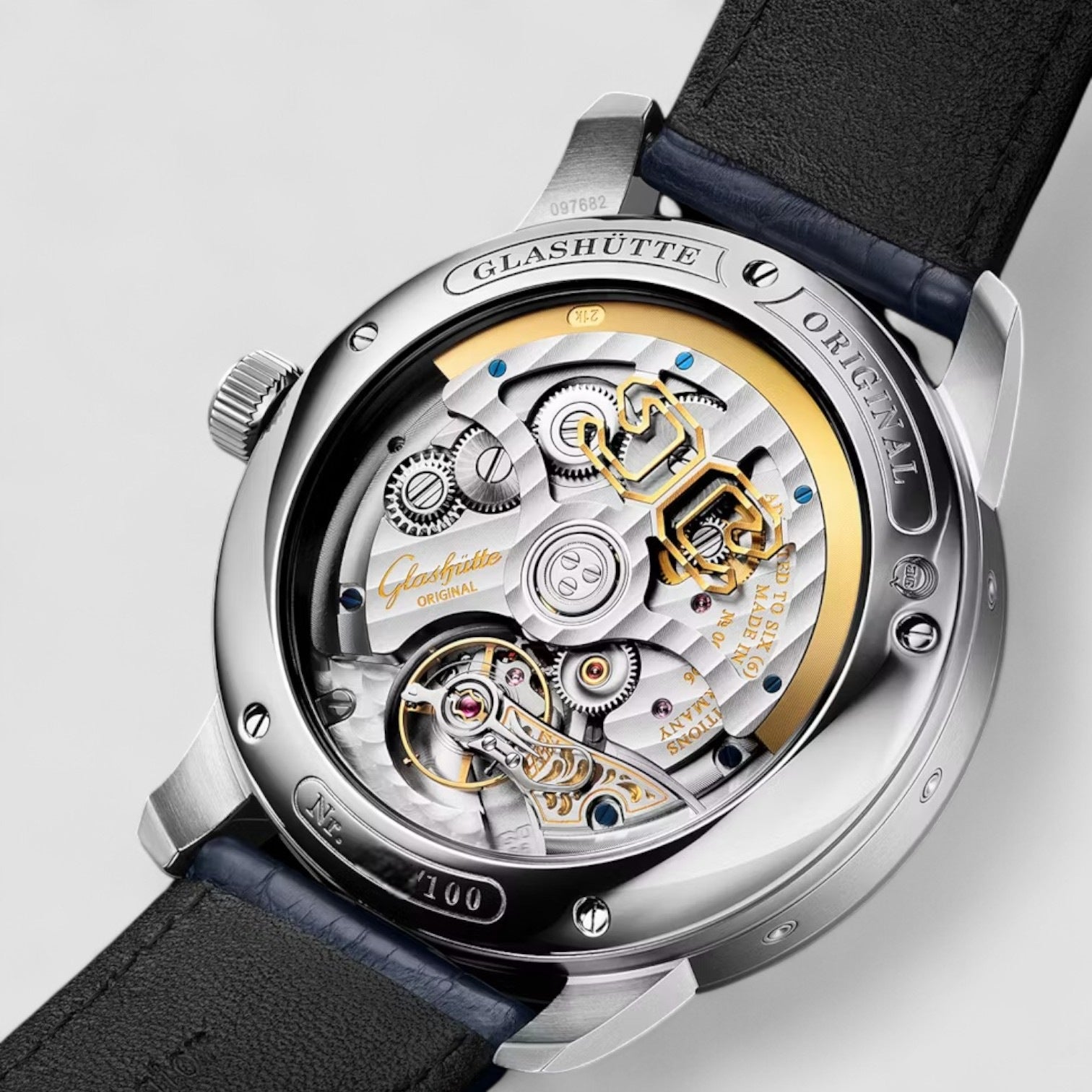 Senator Excellence Perpetual Calendar Salmon 42mm