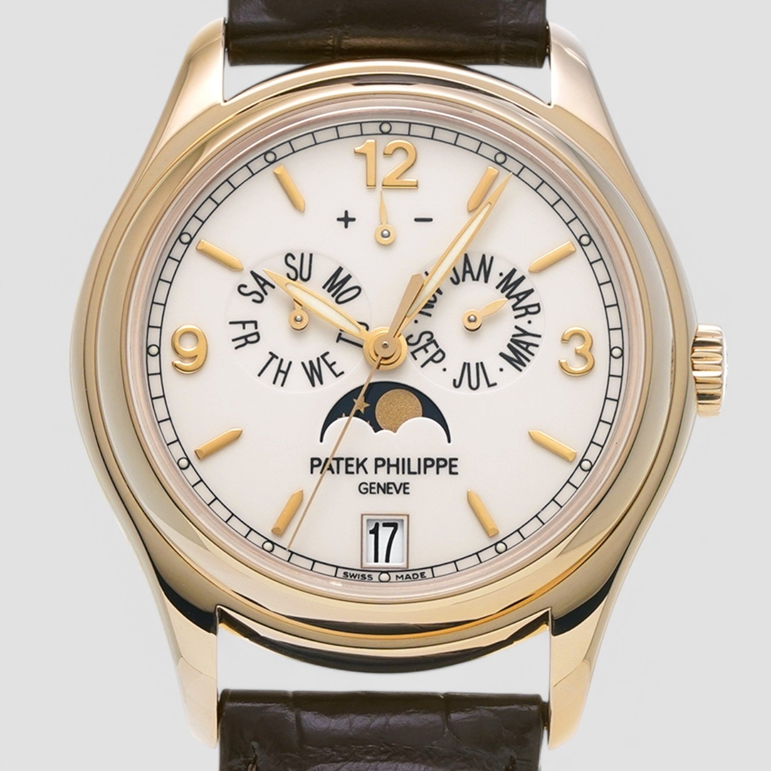 Annual Calendar 5146 Cream Dial 18K Yellow Gold