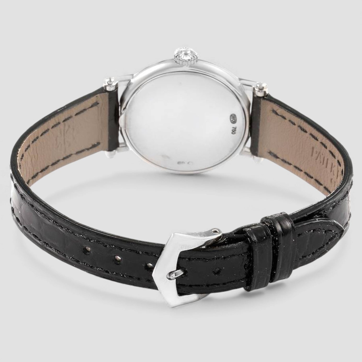 Calatrava Officer White Gold Ladies Watch