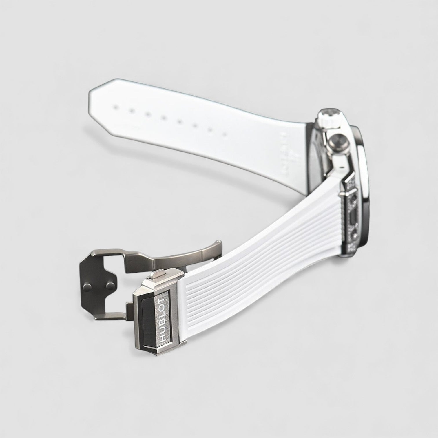 Big Bang Unico White Pavé 42mm