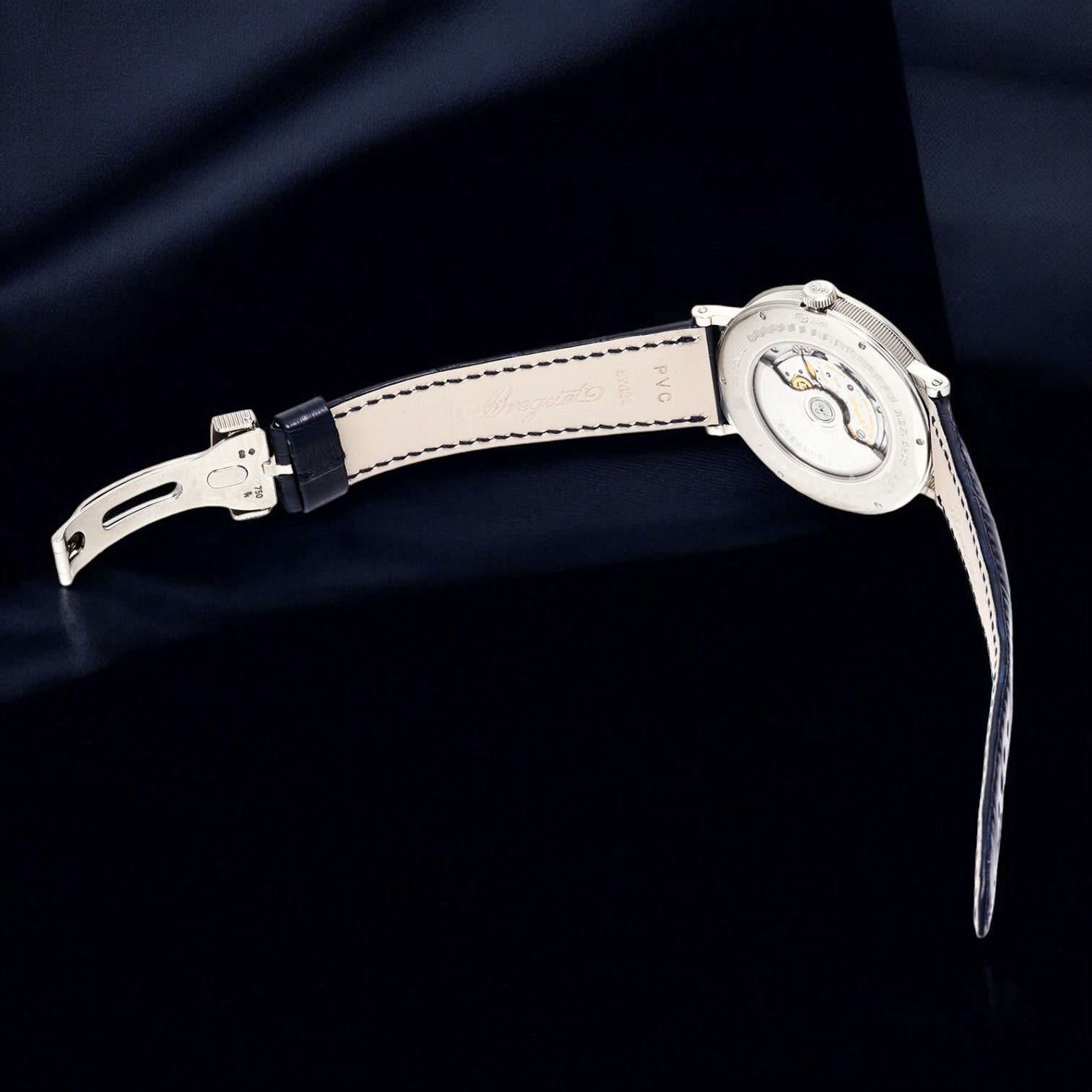 Classique Retrograde Seconds 18K White Gold / Deployant