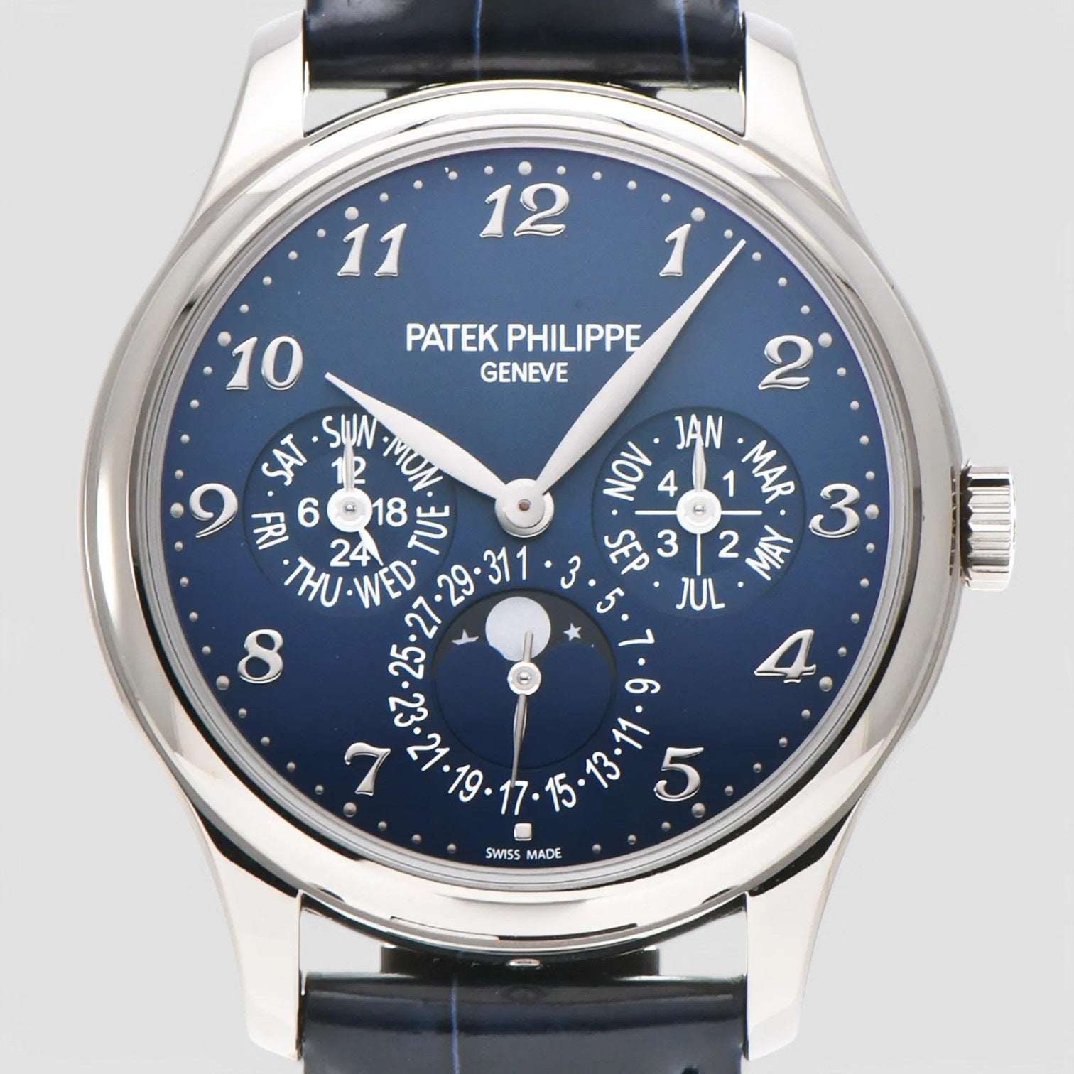 Perpetual Calendar 18K White Gold / Blue Dial