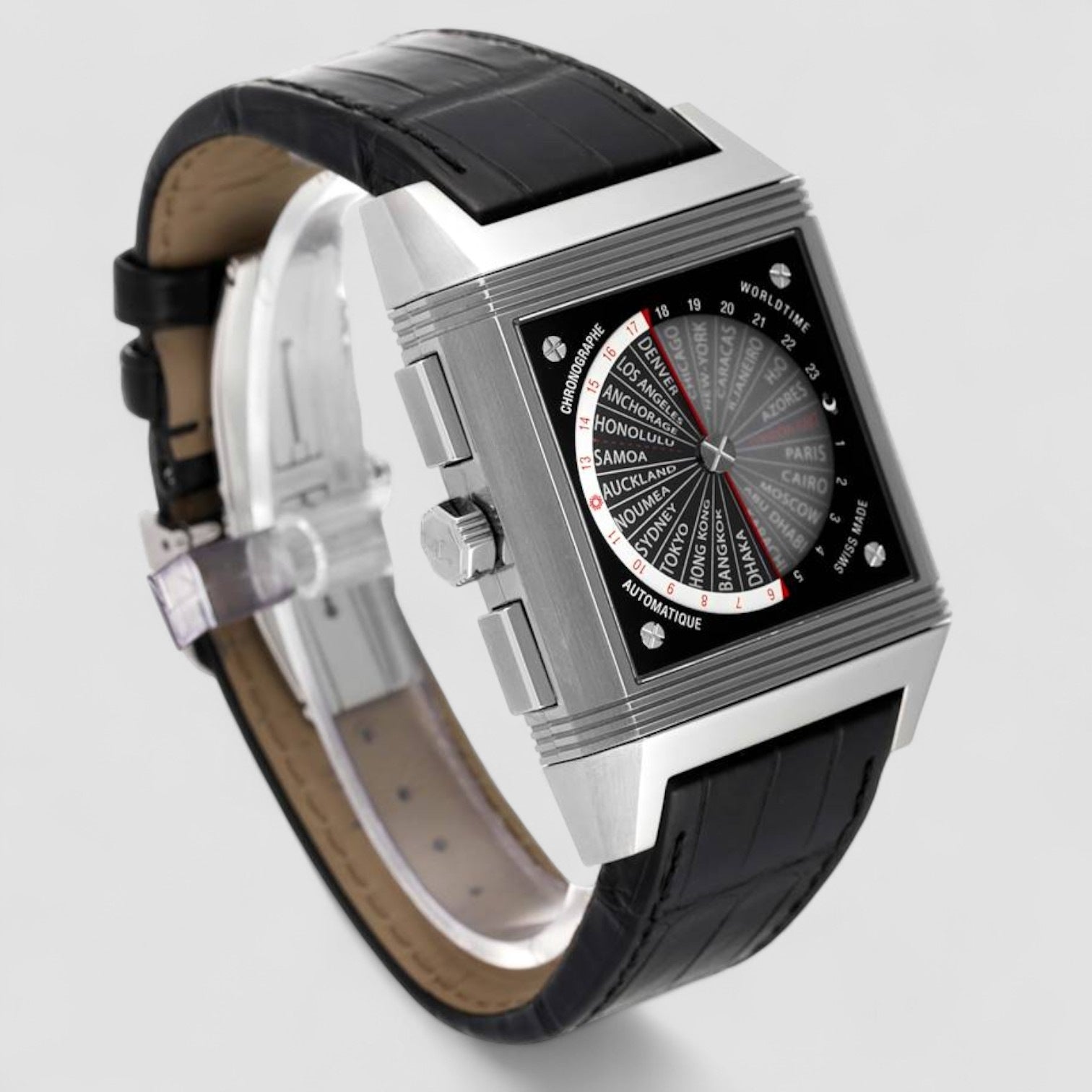 Reverso Squadra Worldtime Chronograph SS