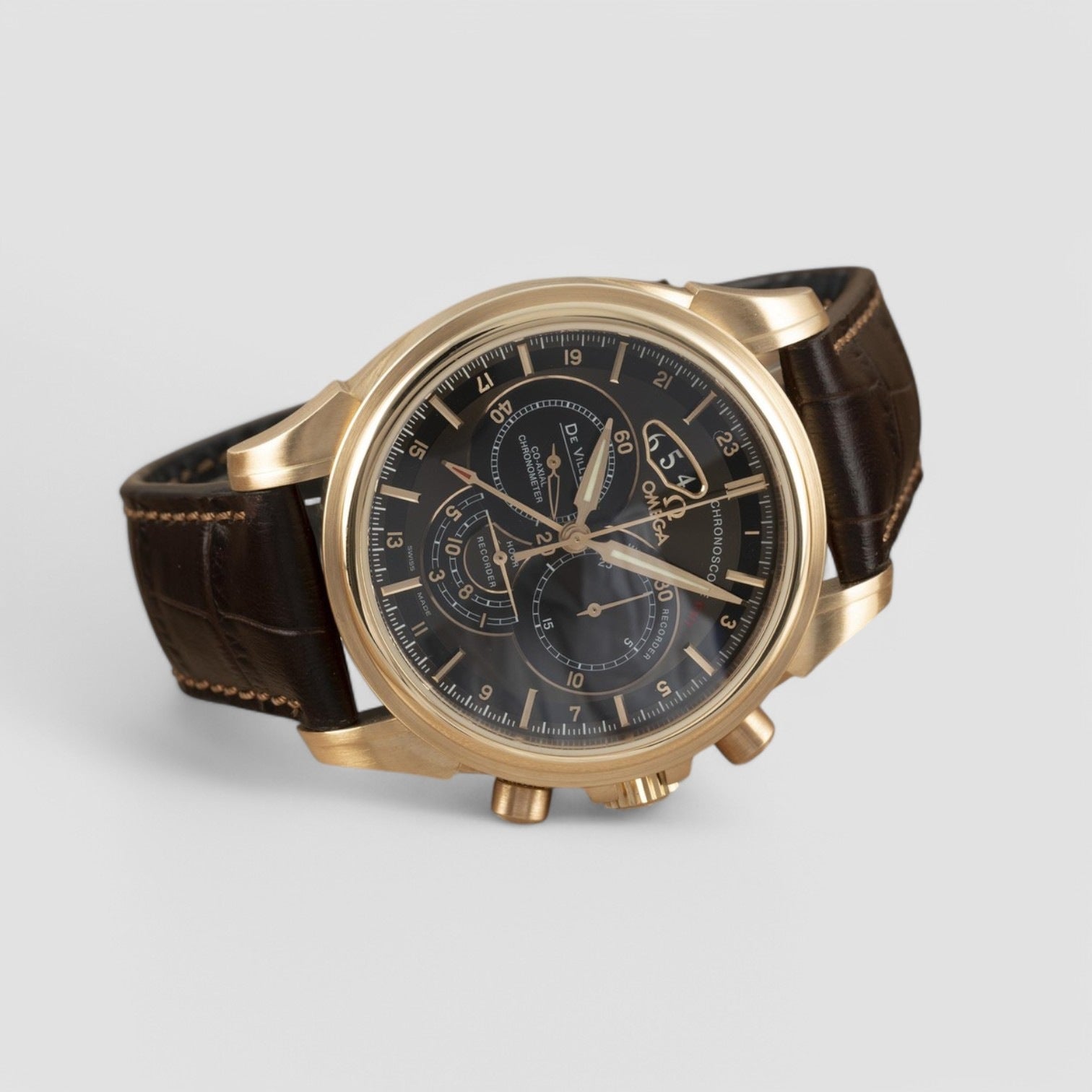 De Ville Chronograph 18 CT Red Gold Automatic Men's Watch