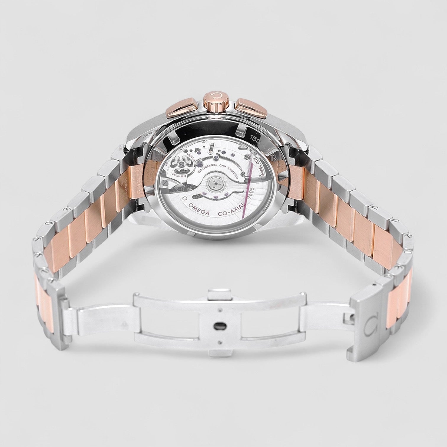 Aqua Terra GMT Steel Rose Gold Mens Watch
