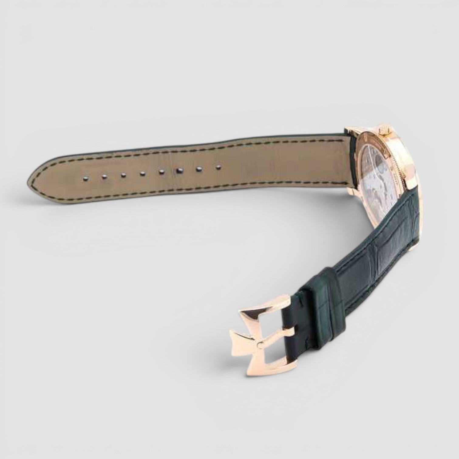 Traditionnelle 38mm Rose Gold Green Dial