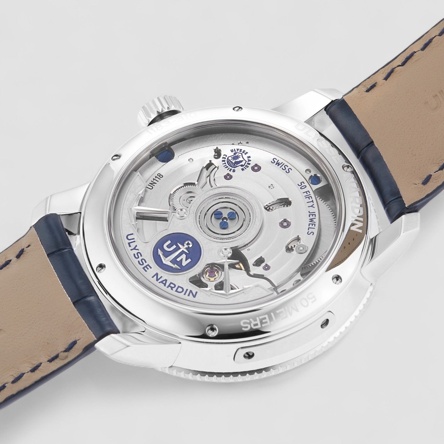 Marine Chronometer Torpilleur Blue Dial SS