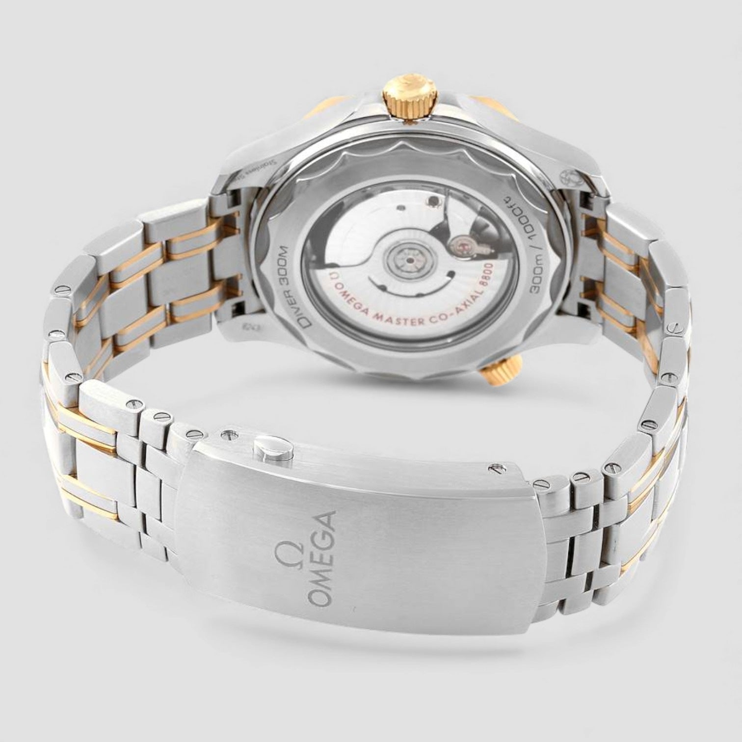 Seamaster Diver 300M Steel Yellow Gold Mens Watch