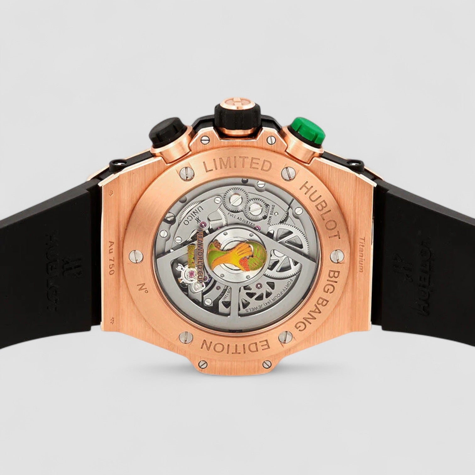 Big Bang Unico Bi-Retrograde Fifa World Cup Rose Gold Men's Watch