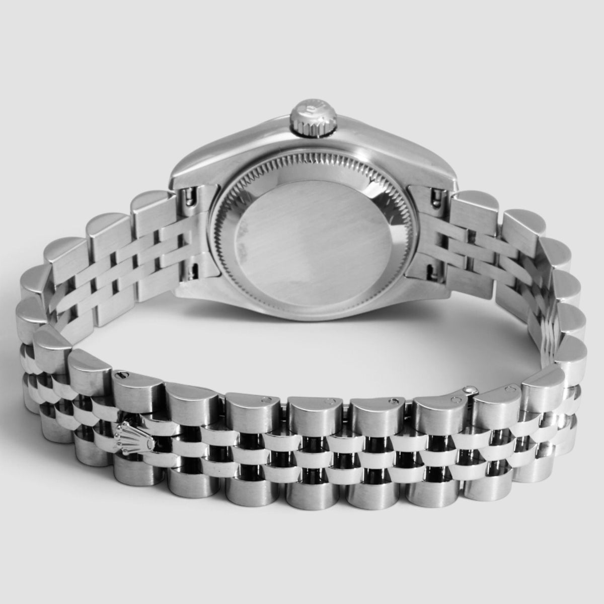 Lady-Datejust Black Roman Numeral Dial Jubilee