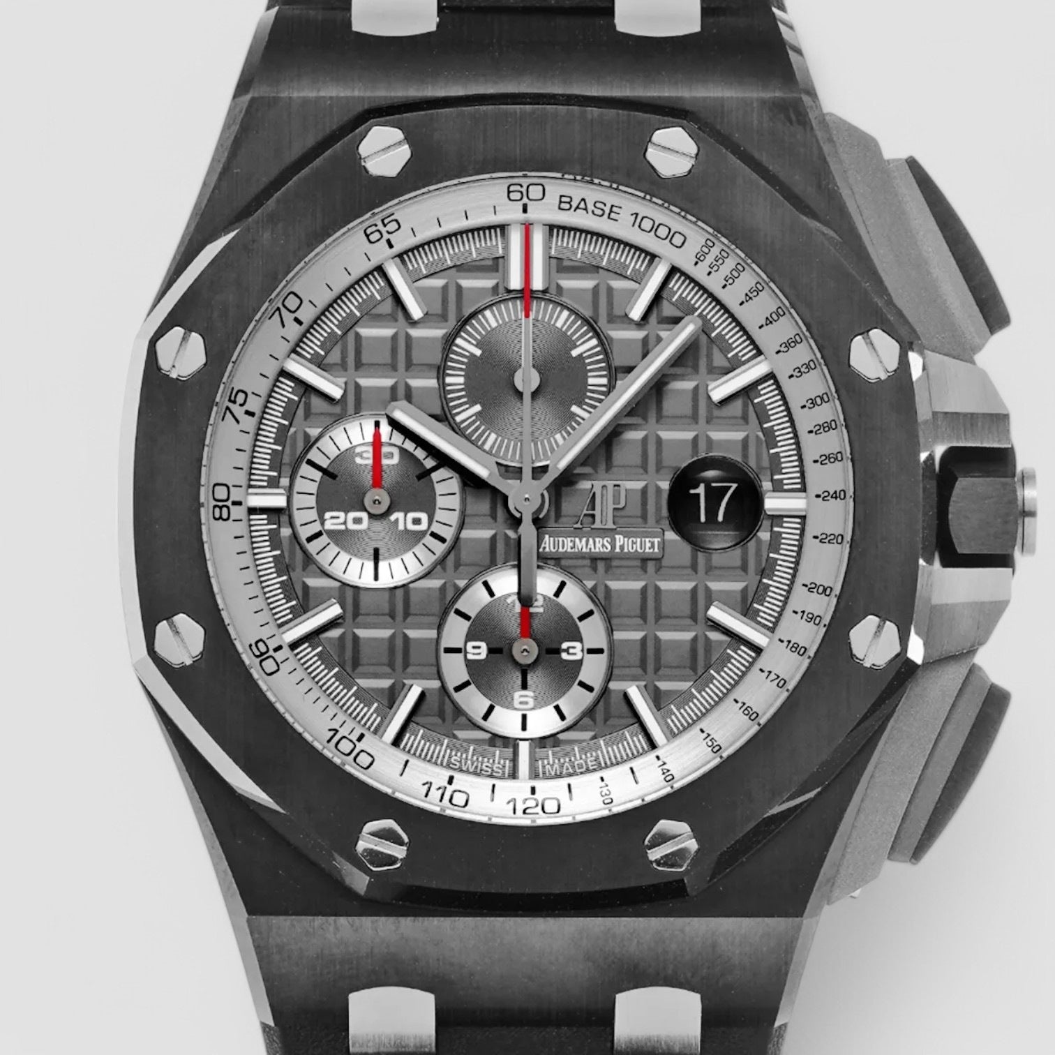 Royal Oak Offshore Chronograph Black Dial Ceramic / Rubber