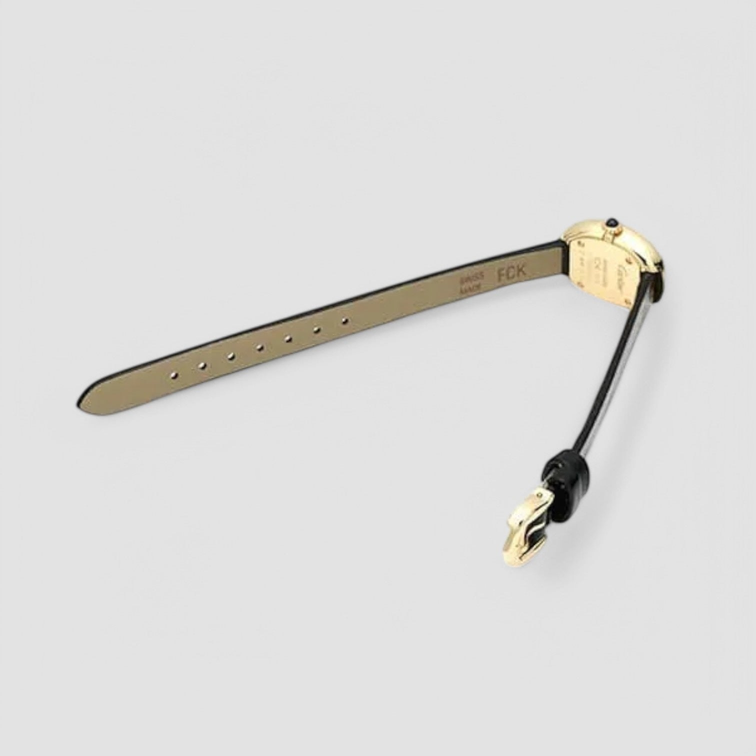 Baignoire Mini Quartz Silver Dial Ladies Watch