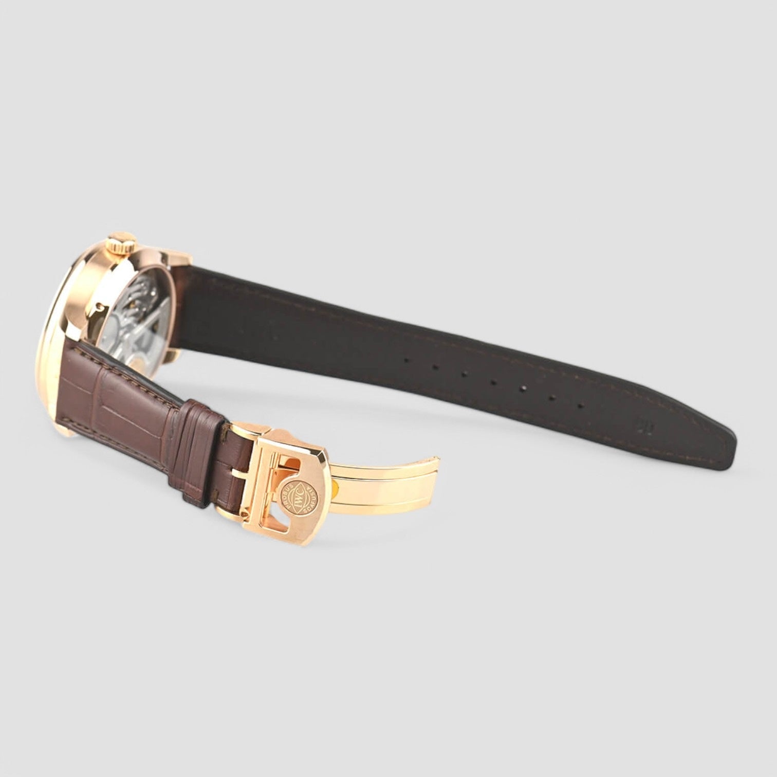 Portuguese Tourbillon Mystere Retrograde 18K Rose Gold Automatic Men's Watch