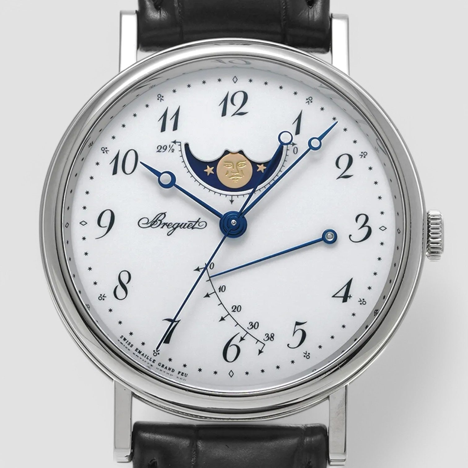Classique Moonphase 18K White Gold