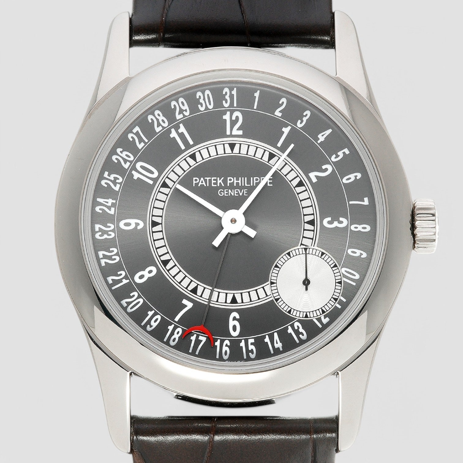 Calatrava 18K White Gold Gray Dial