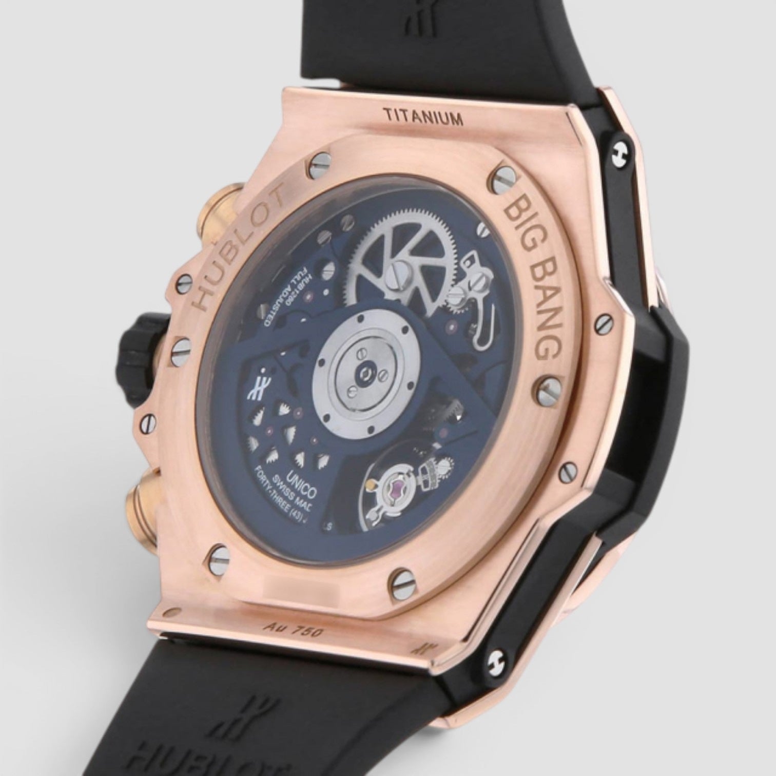 Bang Unico King Gold Blue 42 Mm Big