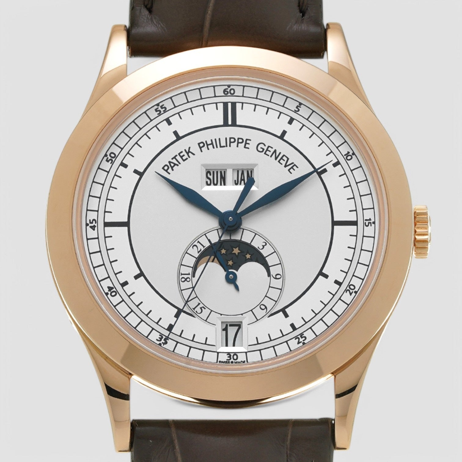 Annual Calendar Sector Dial 18K Rose Gold