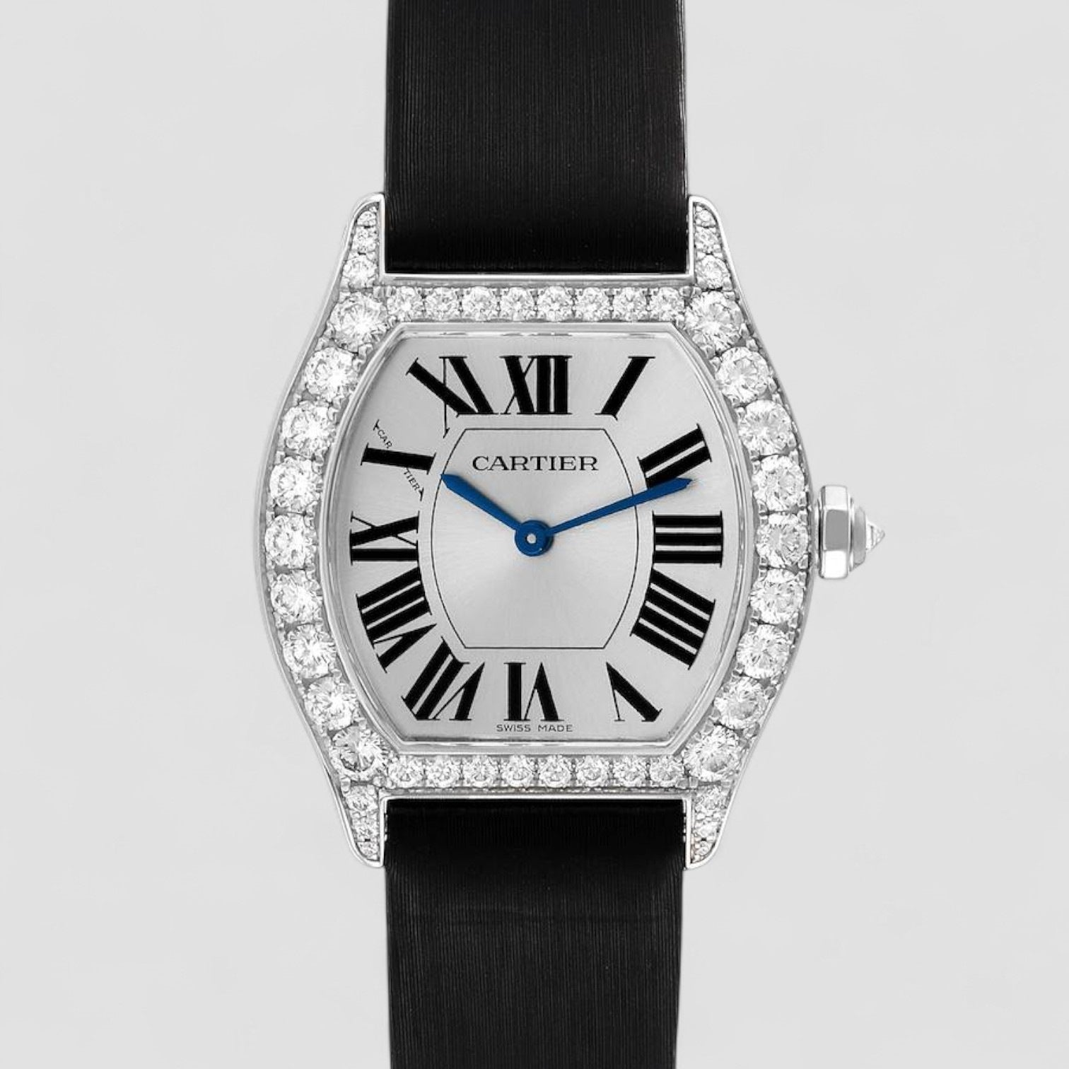 Tortue Diamond 18 kt White Gold Ladies Watch