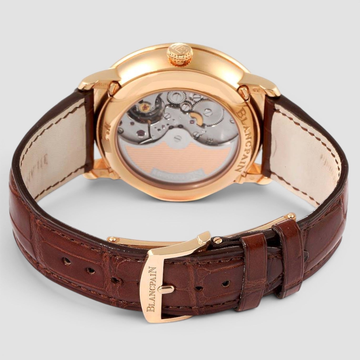 Villeret Complete Calendar 8 Days Rose Gold Watch