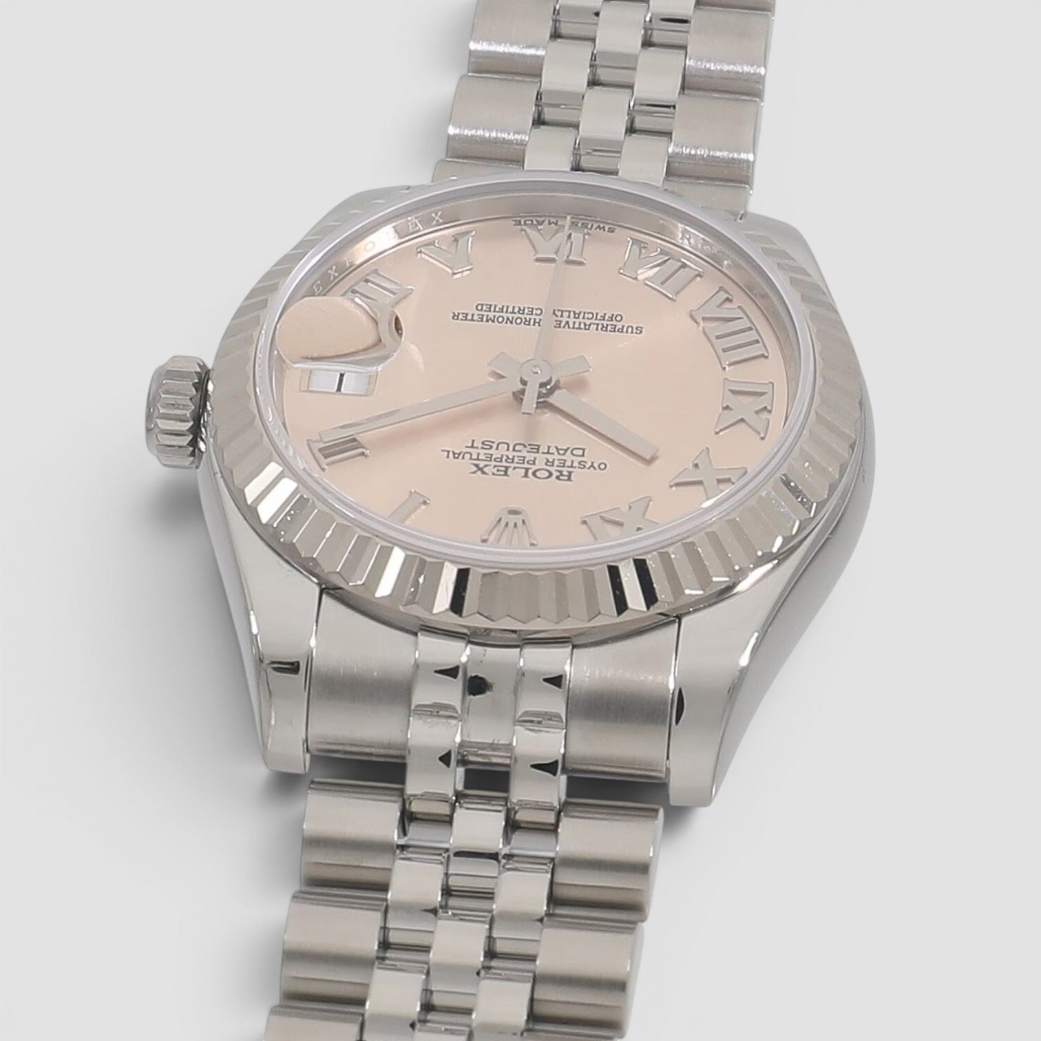 Datejust 31 pink roman dial jubilee